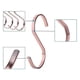 thumbnail image 5 of 10-Pack 4 Inch Rose Gold Chrome Steel Hanging Flat Hooks - S Shaped Hook Heavy-Duty S Hooks, for Ki, 5 of 5