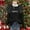 Black#281, variant on Sweatshirt for Women Oversized Crewneck Merry Christmas Pleated Ruffle Trim Drop Shoulder Pullover Hoodless Sweatshirts Womens Casual Round Neck Loose Lantern Sleeve Xmas Holiday Sweatshirts