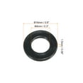 thumbnail image 2 of Uxcell M8 Nylon Flat Washer, 200 Pack 8mm ID 16mm OD 1.5mm Thick Sealing Spacer Gasket Ring, Black, 2 of 6