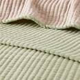 thumbnail image 4 of Mainstays Garment Wash Adult Matelasse Quilt, Green, Double Queen, 1 Piece, 4 of 4