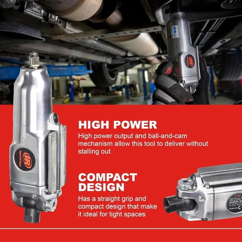 Ingersoll Rand 216B 3/8 Inch Inline Air Impact Wrench, 200 ft lb Max Torque