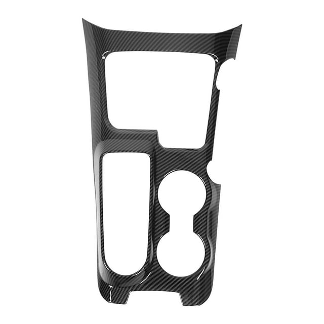 Gear Shift Panel Frame Cover Carbon Fiber Style Center Console Knob Sticker Replacement for Ford Bronco LHD