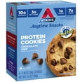 thumbnail image 3 of Atkins Chocolate Chip Protein Cookie, Protein Dessert, Rich in Fiber, Low Carb, Low Sugar, Keto Friendly, 6/4 Packs, 3 of 9