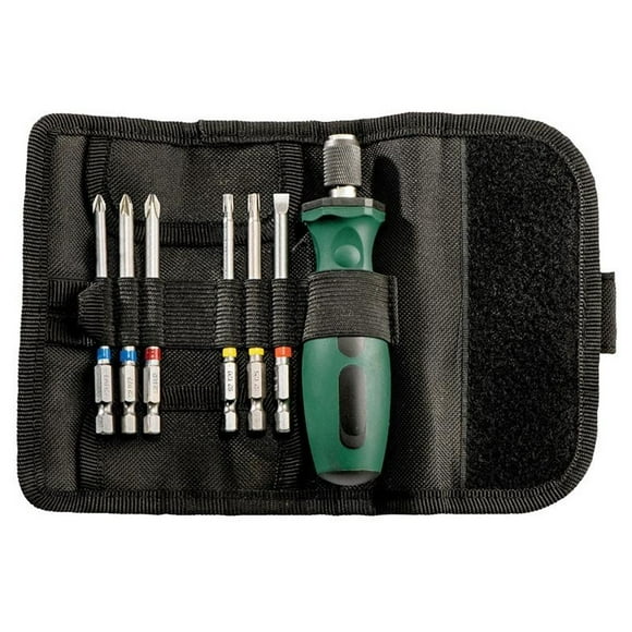 Metabo Bit Roll-up Case Set, 7 Piece