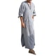 thumbnail image 1 of Túnica larga musulmana árabe para hombre, ropa informal de Oriente Medio, túnicas islámicas Thobe Kaftan, 1 of 3