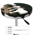 thumbnail image 4 of Daiia Cute Goat Baby Stool Covers Round,Round Bar Stool Covers Waterproof Bar Chair Covers Washable Stool Cushion Slipcover for 12-14 Inch Chair-14 inch, 4 of 7