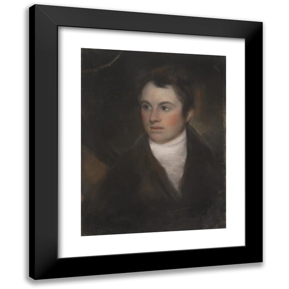 William Russell 12x14 Black Modern Framed Museum Art Print Titled - Robert Shurlock (ca. 1805)