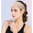 thumbnail image 4 of New Fitness Hair Accessories Stretchy Non Slip Anti-perspirant Wide Hair Bands Elastic Sweatband Sports Headbands 04, 4 of 8