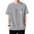 thumbnail image 2 of Mens T Shirts Casual Quarter Sleeve Big and Tall Summer Casual Tennis T Shirts Slim Fit Gradient Crew Neck Casual Summer Outdoor Basic Tee Tops, 2 of 6