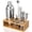 Silver Cobbler, variant on Cocktail Shaker Set 18/8 Food-grade Stainless Steel Mixology Bartender Kit 10-piece Bar Tools With Stylish Stand - Rust-proof & Dishwasher Safe Professional Martini Gift For Men Dad