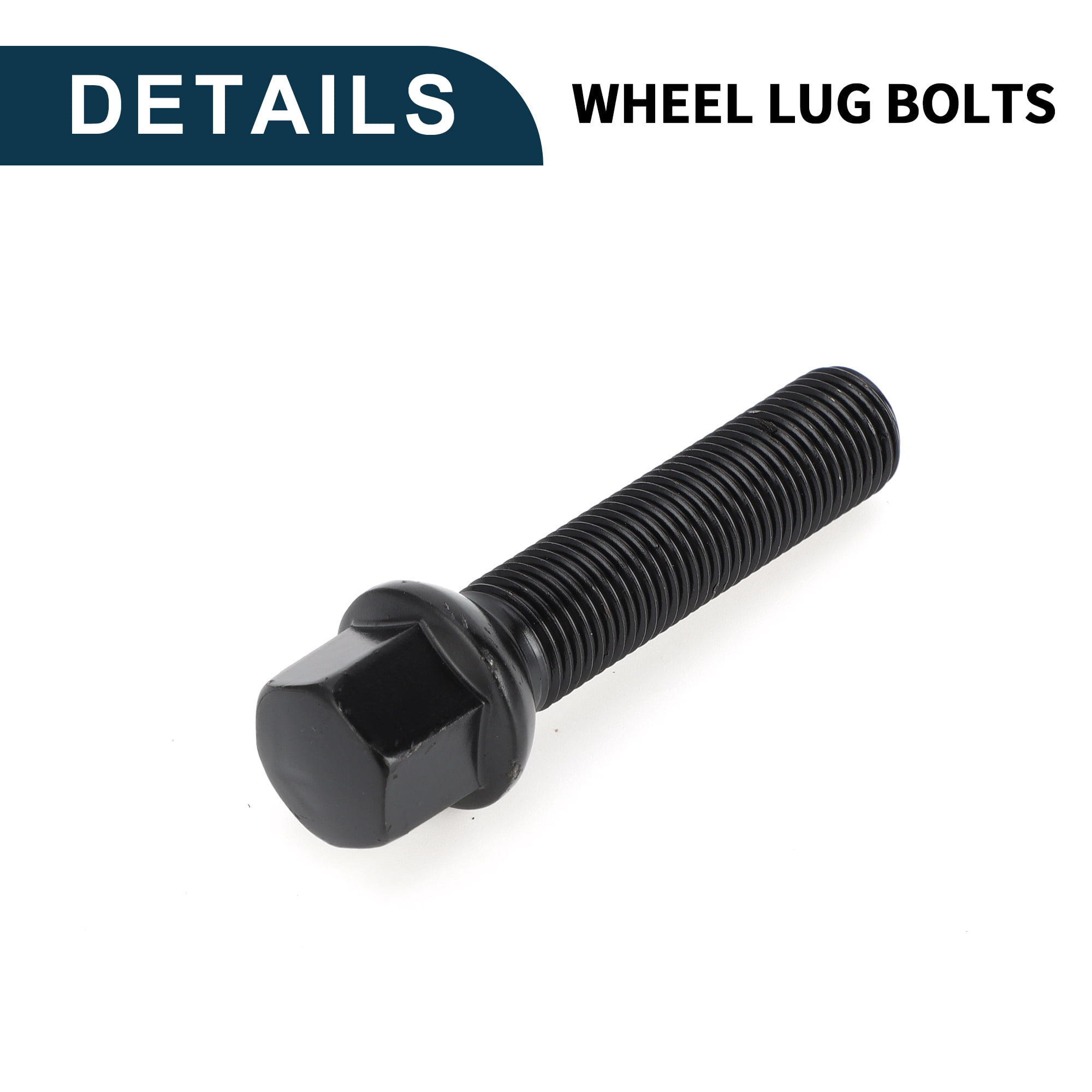 Unique Bargains Ball Seat Wheel Lug Bolt for Volkswagen and for Audi M14x1.5 10-Piece