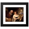 thumbnail image 2 of Daniel Huntington 24x20 Black Modern Framed Museum Art Print Titled - Philosophy and Christian Art (1868), 2 of 5