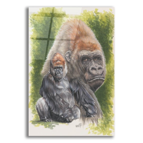 Epic Art 'Eloquent' by Barbara Keith, Acrylic Glass Wall Art, 16"x24"