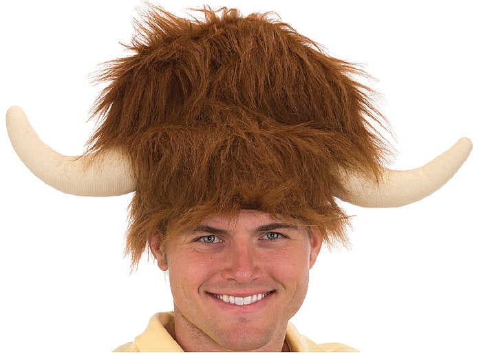 Adult Furry Lodge Buffalo Hat w/ Horns 