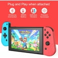 thumbnail image 2 of Manettes Sans Fil Personnalisées pour Manette Joy Pad, G/d, Télécommandes Gauche et Droite, Compatibles avec Nintendo Switch (Violet Orange), 2 of 7