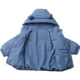thumbnail image 6 of HNMKIU Winter Childrens Padded Jacket with Thick Hood and Warm Winter Coat for Baby and Kids 1-5 Years Blue,4-5 Years, 6 of 6