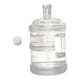 thumbnail image 2 of Contenedor de agua con tapa y asa, botella dispensadora de agua portátil de barril transparente 189l, 2 of 9
