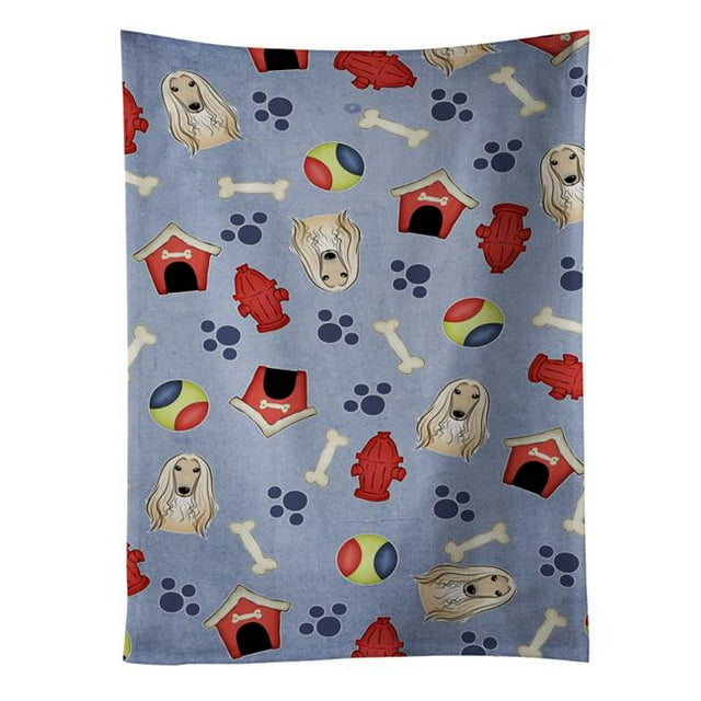 Carolines Treasures BB4023KTWL Dog House Collection Afghan Hound Kitchen Towel