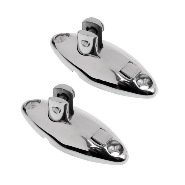 2x Soporte de para barco marino resistente Hardware de liberación rápida giratoria de Yotijar Bisagra de barco