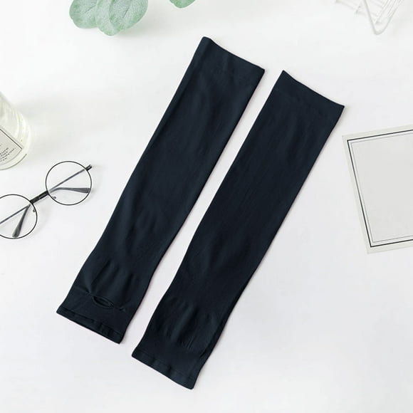 Detachable Sleeves For Women - Arm Sleeves Long Wraps With Sun UPF50+ Finger Rest Sweat Absorbent Quick Drying For Sweaty Arms