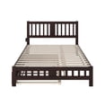 thumbnail image 3 of AFI Tahoe Queen Wood Platform Bed with Headboard Footboard & Twin-XL Trundle, Espresso, 3 of 8