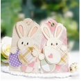thumbnail image 3 of Troqueles metálicos Yeyert con conejo y huevo de Pascua 8 x 9 cm para scrapbooking, 3 of 7