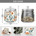 thumbnail image 2 of Yayeee Ashtray with Lid for Cigarette Smokeless Stainless Steel Home Ash Holder, Flowers Pattern, 2 of 7