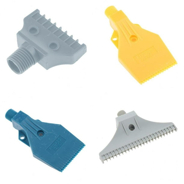 4 piezas Boquillas de Soplador de Aire , Cuchilla de Aire Boquilla de Chorrode Viento 1/4 '' BSPT 46mm