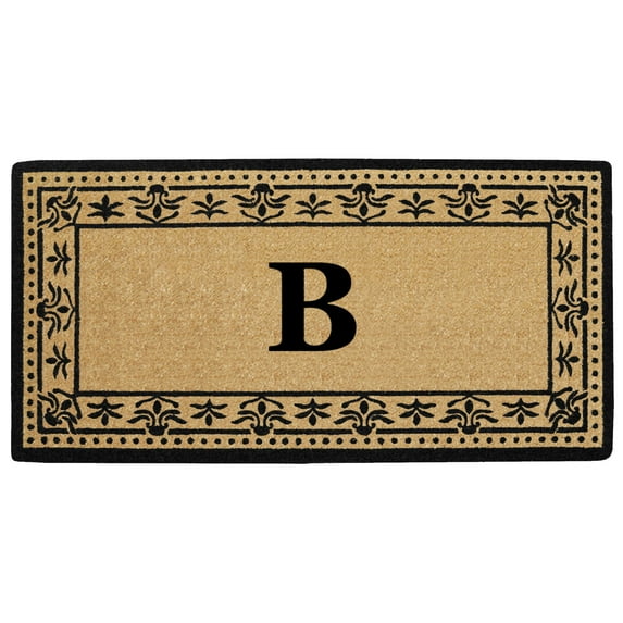 Corinthian 36" x 72" HeavyDuty Coir Doormat - Monogrammed B