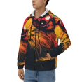 thumbnail image 3 of Honeii Watercolor Glasses Guinea Pig Print Hoodies for Men, Pullover & Full Zip, Breathable Zip up Hoodie, Sweatshirt-Medium, 3 of 5