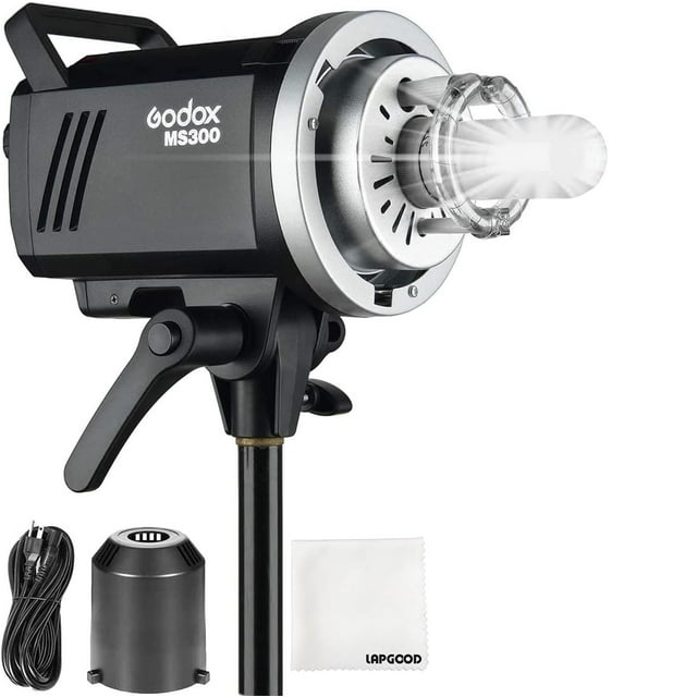 Luz monoluz inalámbrica Studio Flash Godox MS300 de 300 W y 2,4 G