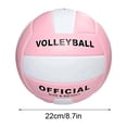 thumbnail image 3 of Volleyball Taille 5 PVC Souple Volleyball de Plage pour Entraînement Intérieur Extérieur, Résistant à l'Eau, Comprend 1 Balle Déployable Expédiée, 3 of 6
