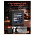 thumbnail image 5 of Miniatures Storage Case, 1:2500-1:3500 Scale Models, Wooden Display Holder, 5 Tray, 13 Slots, Clear View Transport Case for Collectibles (Minis Not Included), 5 of 6