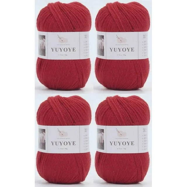 Generic 4-Ply 100% Merino Wool Yarn, 50g