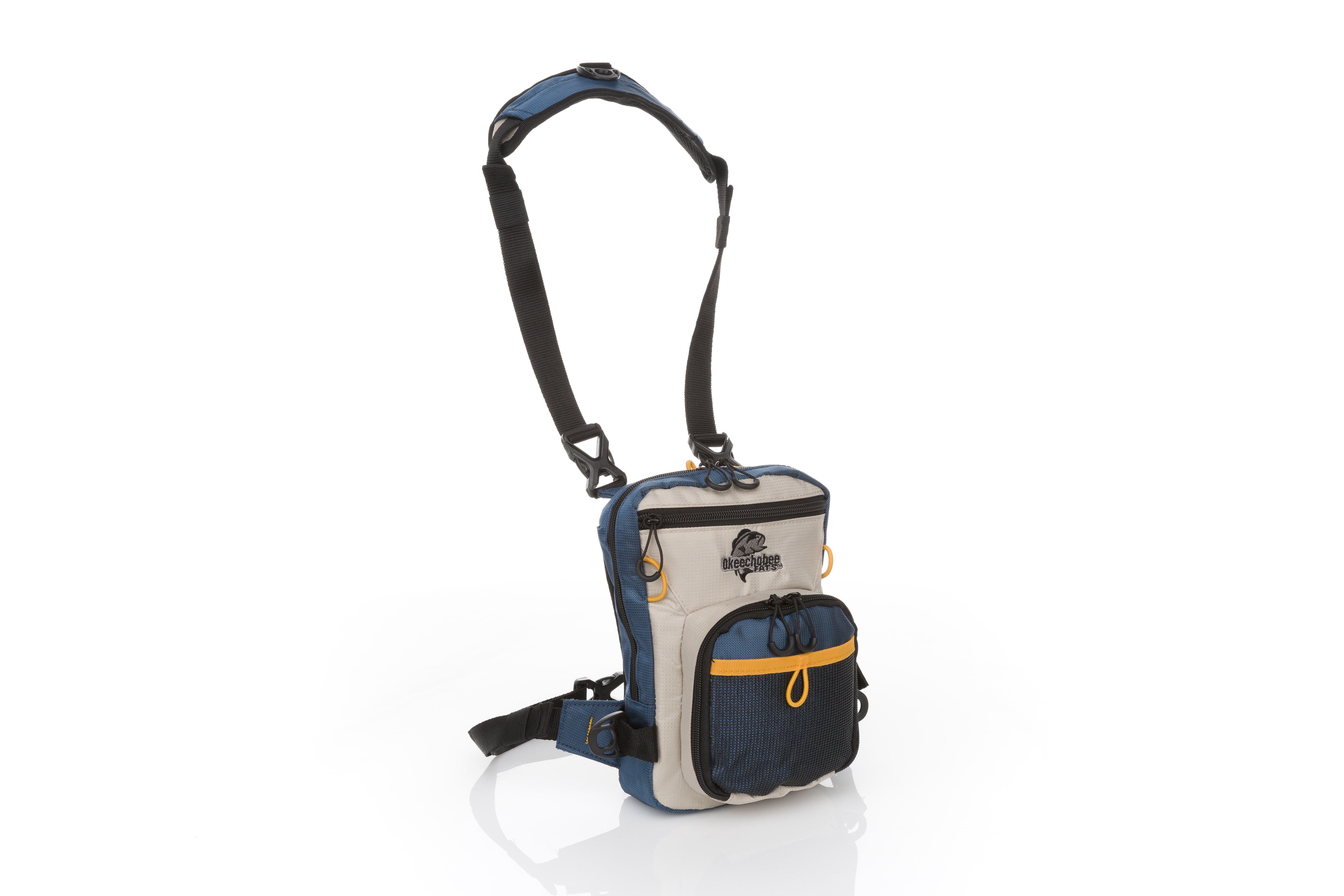 (2 pack) Okeechobee Fats Fly Fishing Tackle Bag Chest pack, Small Soft-Sided, Sagebrush, Polyester