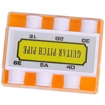 BESTOYARD White Folk Guitar Tuner Plastic Pitch Pipe Practical Musical Instrument Tool