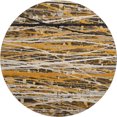 thumbnail image 2 of Addison Rugs Mayfield Premium Machine Washable Transitional Stripes Copper Round Rug, 8' x 8', 2 of 6