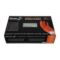 thumbnail image 5 of PermaSafe HD Orange Disposable Nitrile Gloves, 8+ Mil, Latex-Free, Raised Texture, Extreme-Duty Industrial, Mechanical(BOX of 100, Small), 5 of 8