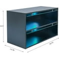 thumbnail image 4 of MIDODO Shoe Storage Box with Glass Door, Shoe Organizer Storage Box with RGB Led Light & APP Control Shoe Storage Bin Cabinet, 4 of 7