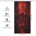 thumbnail image 2 of Pinhead Shower Curtain, Bath Curtain Bathroom Home Decor Waterproof Polyester for Bathroom with 12 Hooks 35.43x70.87Inch（90x180cm）, 2 of 8