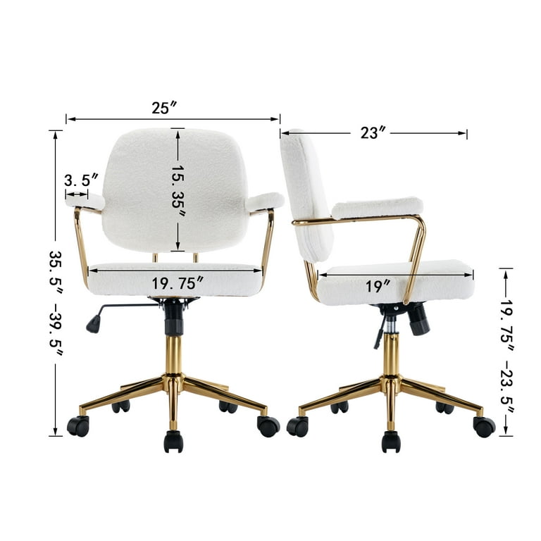 Upholstered desk chair discount walmart