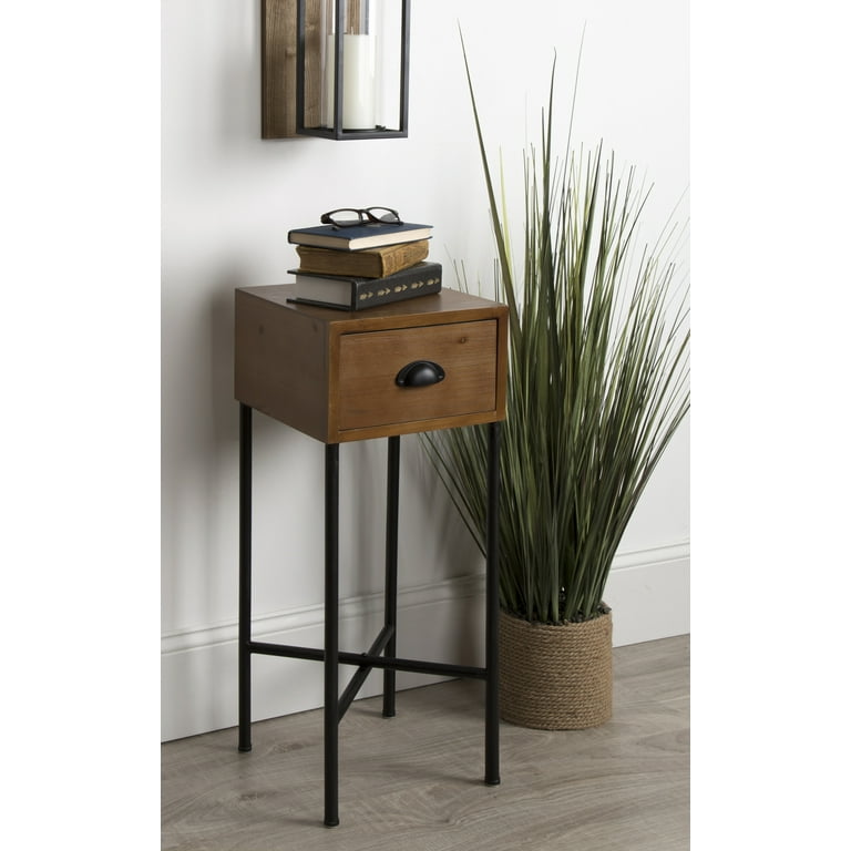 Kate and laurel decklyn wood accent table discount
