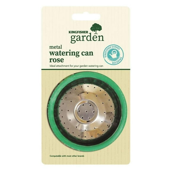 Kingfisher Metal Watering Can Rose Carded