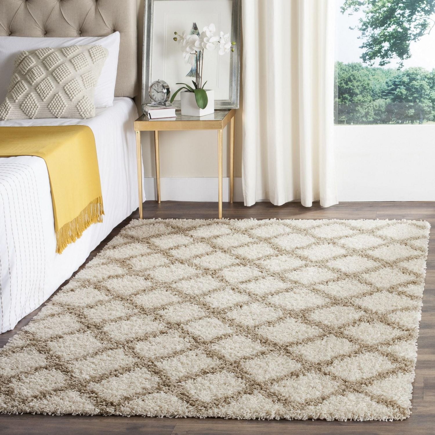 Safavieh Dallas Jerrie Tapis Géométrique Shag