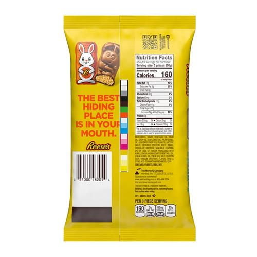 Reeses Milk Chocolate Peanut Butter Creme Bunnies, Easter Candy Bag, 9.1 Oz - Pack of 2