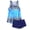 Blue, variant on Tankini Swimsuits for Women Tummy Control Two Piece Bathing Suits Modest Comfy Swimwear for Summer Beach,Blue,S
