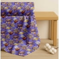 thumbnail image 4 of Soimoi Purple Cotton Cambric Fabric Crab,Shell & Coral Ocean Fabric Prints By Yard 56 Inch Wide, 4 of 7