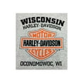 thumbnail image 2 of Harley-Davidson Men's Bar & Shield Logo Pullover Hooded Sweatshirt, Gray (XL), Harley Davidson, 2 of 2