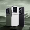 thumbnail image 2 of For Xiaomi 14 Electroplating Plain-leather All-inclusive Shockproof Phone, iPhone 13 Pro Max, 2 of 6