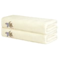 thumbnail image 1 of REGALWOVEN Juego de Toallas de Baño de Algodón de 2 Piezas, Ultra Suave, Absorbente, de Secado Rápido y Ligeras, Toallas Grandes para Baño Beige 24" x 48", 1 of 7